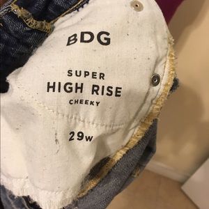 Super cute blue jean high waist shorts!