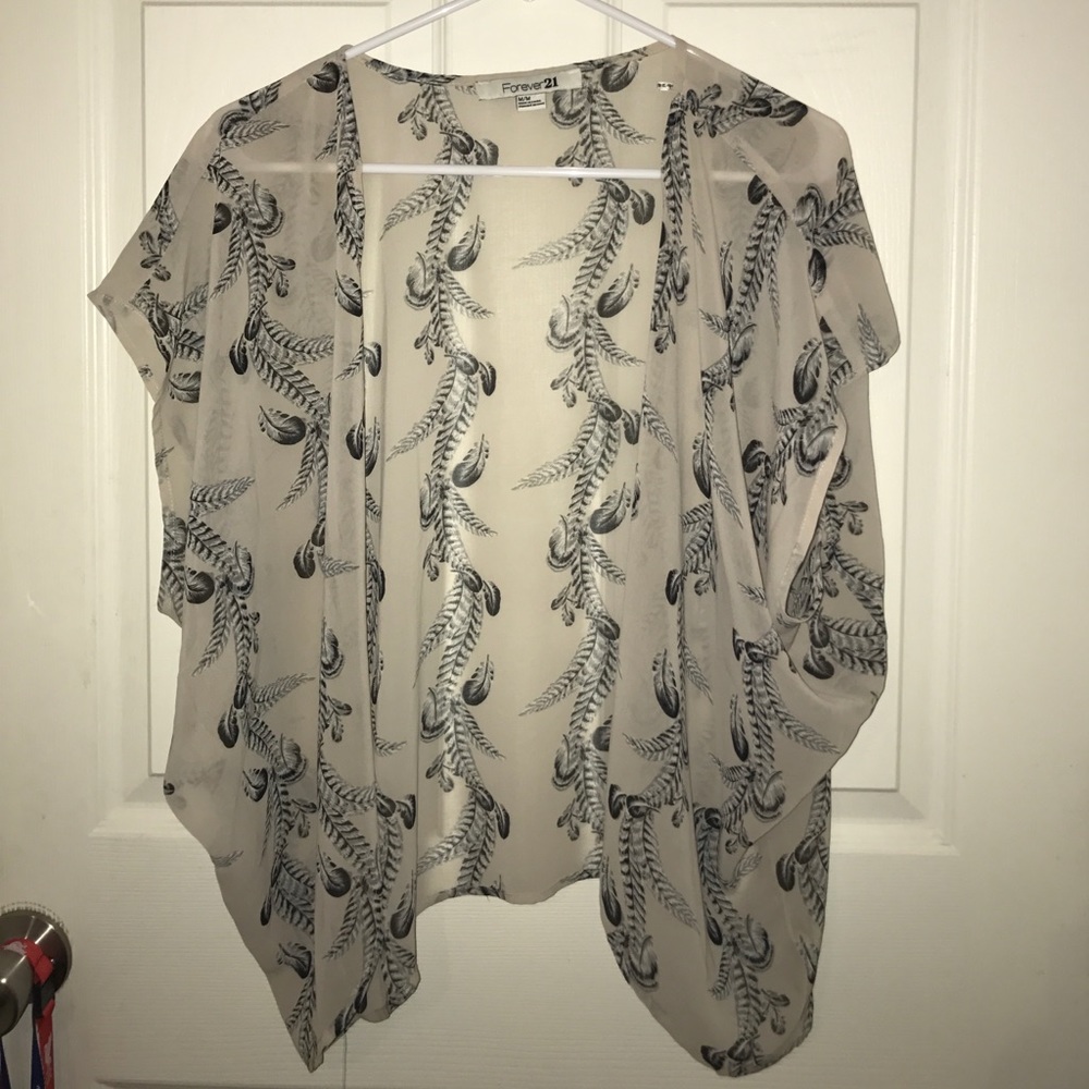 Forever 21 gray cardigan