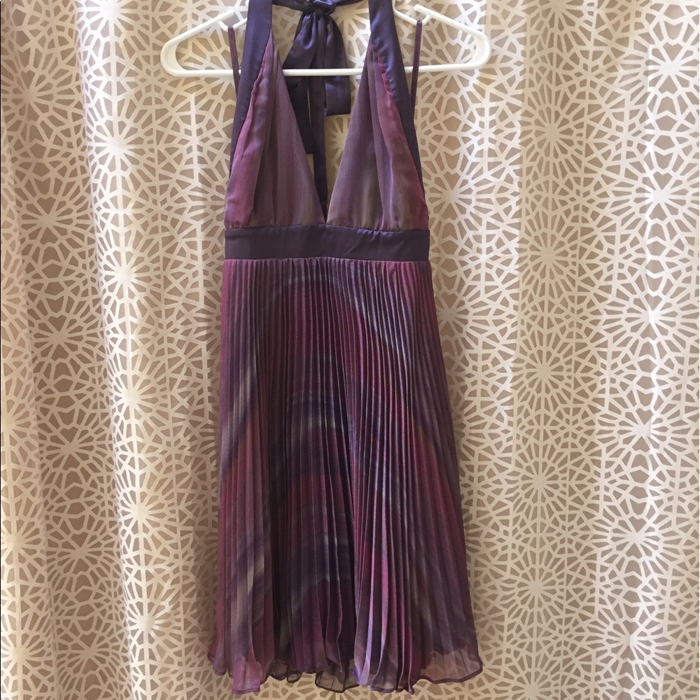 HALTER style BCBG Dress purple size 6
