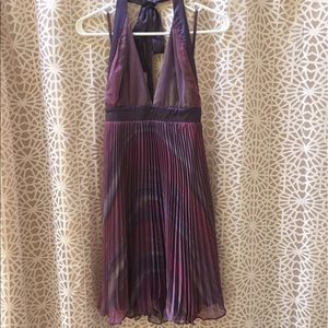 HALTER style BCBG Dress purple size 6