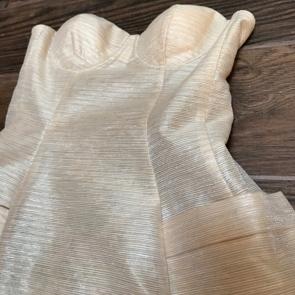 bebe Special Occasion Strapless Dress