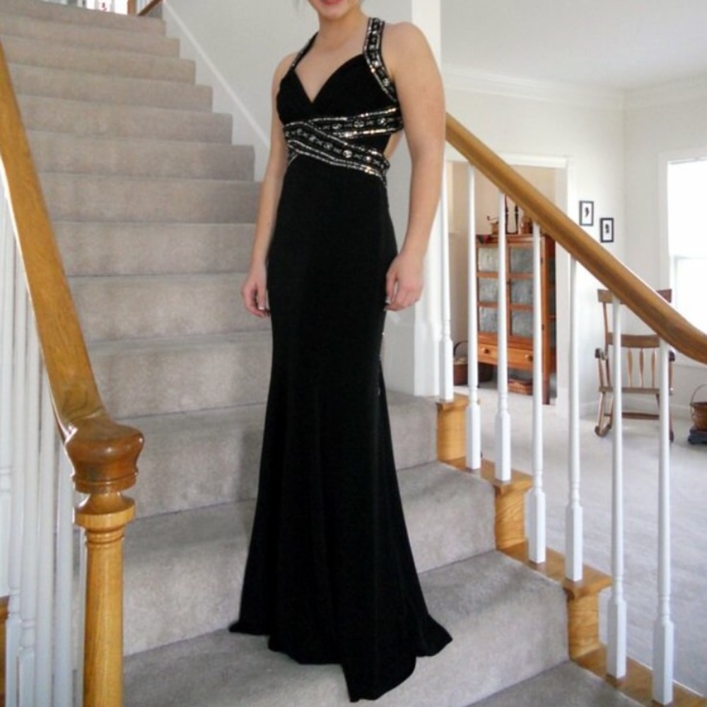 Hailey Logan Black Formal Dress