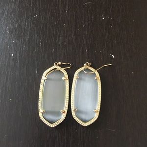 Kendra Scott grey Elle earrings