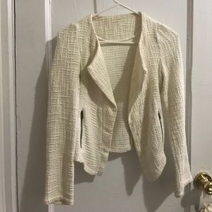 Summer White tweed jacket