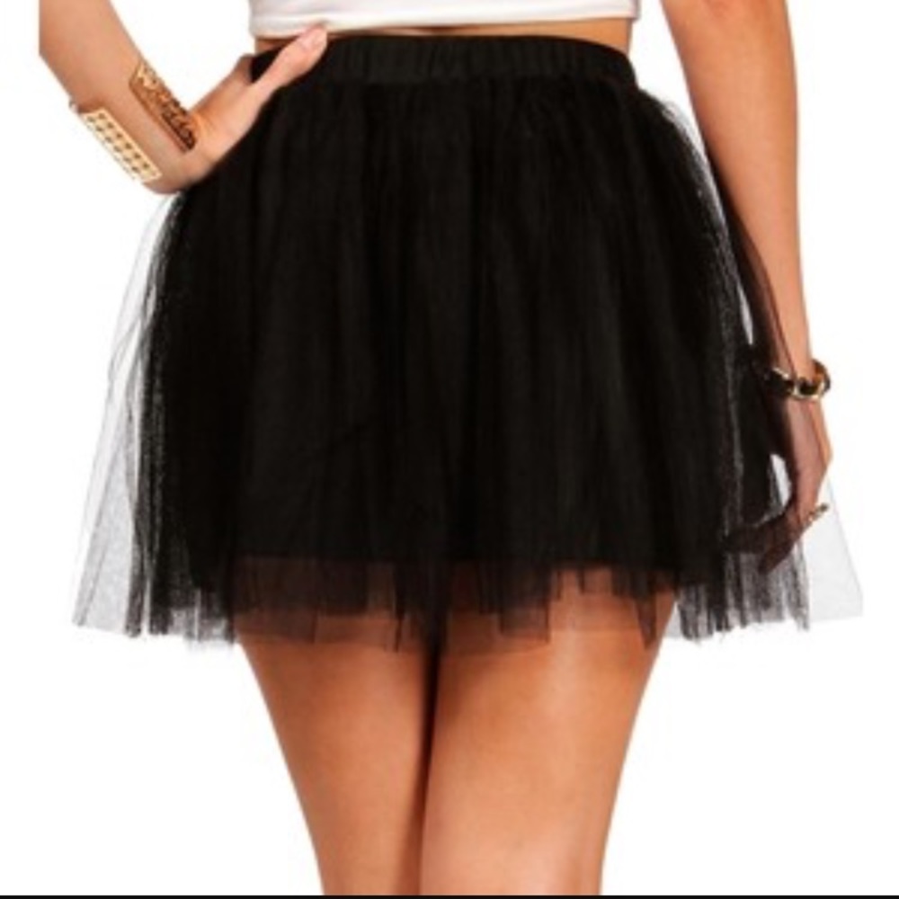 Black Tull Skirt