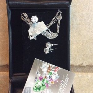 Swarovski gift set-necklace and earrings