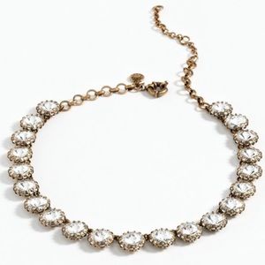 J. Crew Crystal Venus Fly Trap Necklace