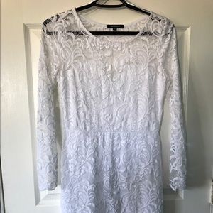 White lace dress