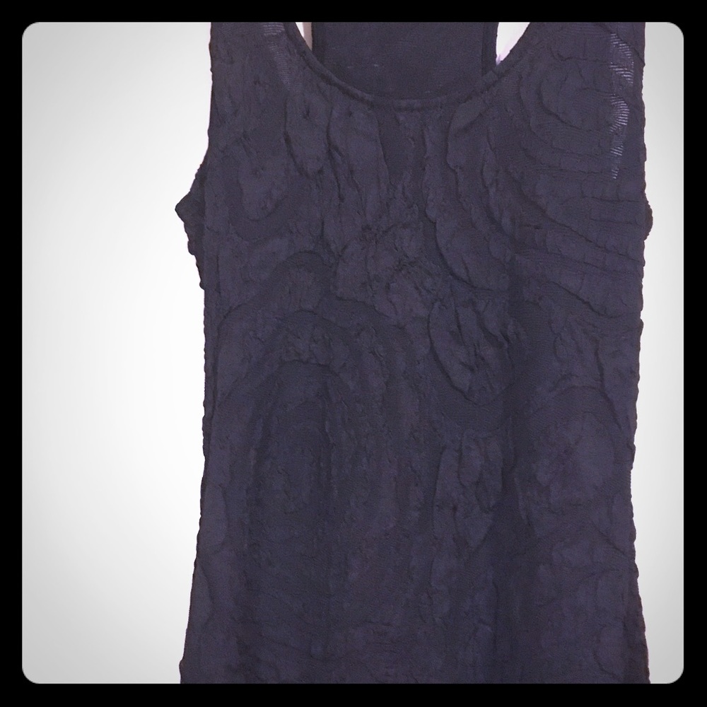 Black Rose Textured Racerback Bodycon Dress