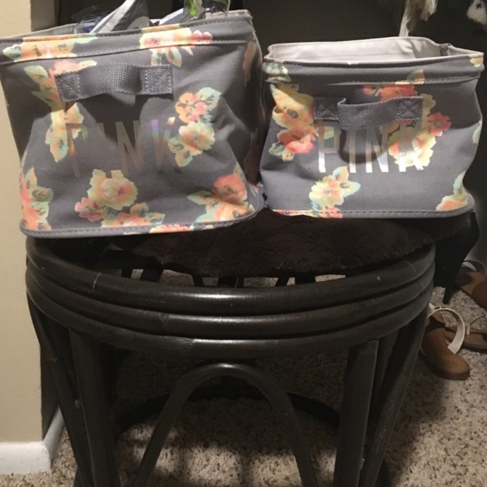 Victoria Secret PINK Storage Bins