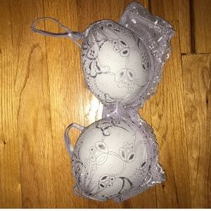 Lavender push up bra