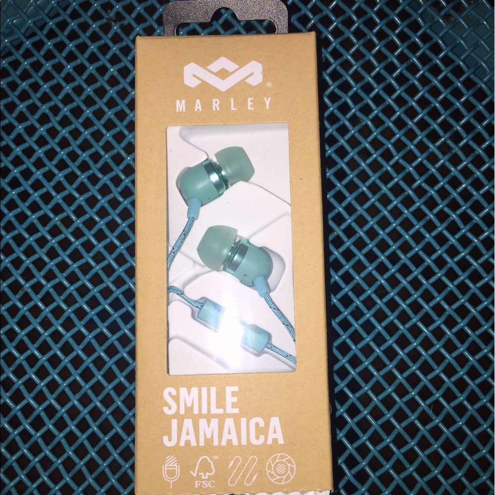 House of Marley Smile Jamaica ear buds NEW