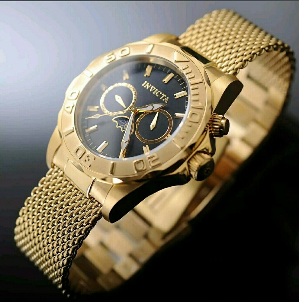 Big Sale,$900 Invicta gold mesh watch - Picture 3 of 5