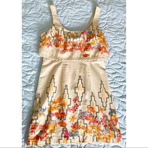 Free people size 6 floral big bang lace dress