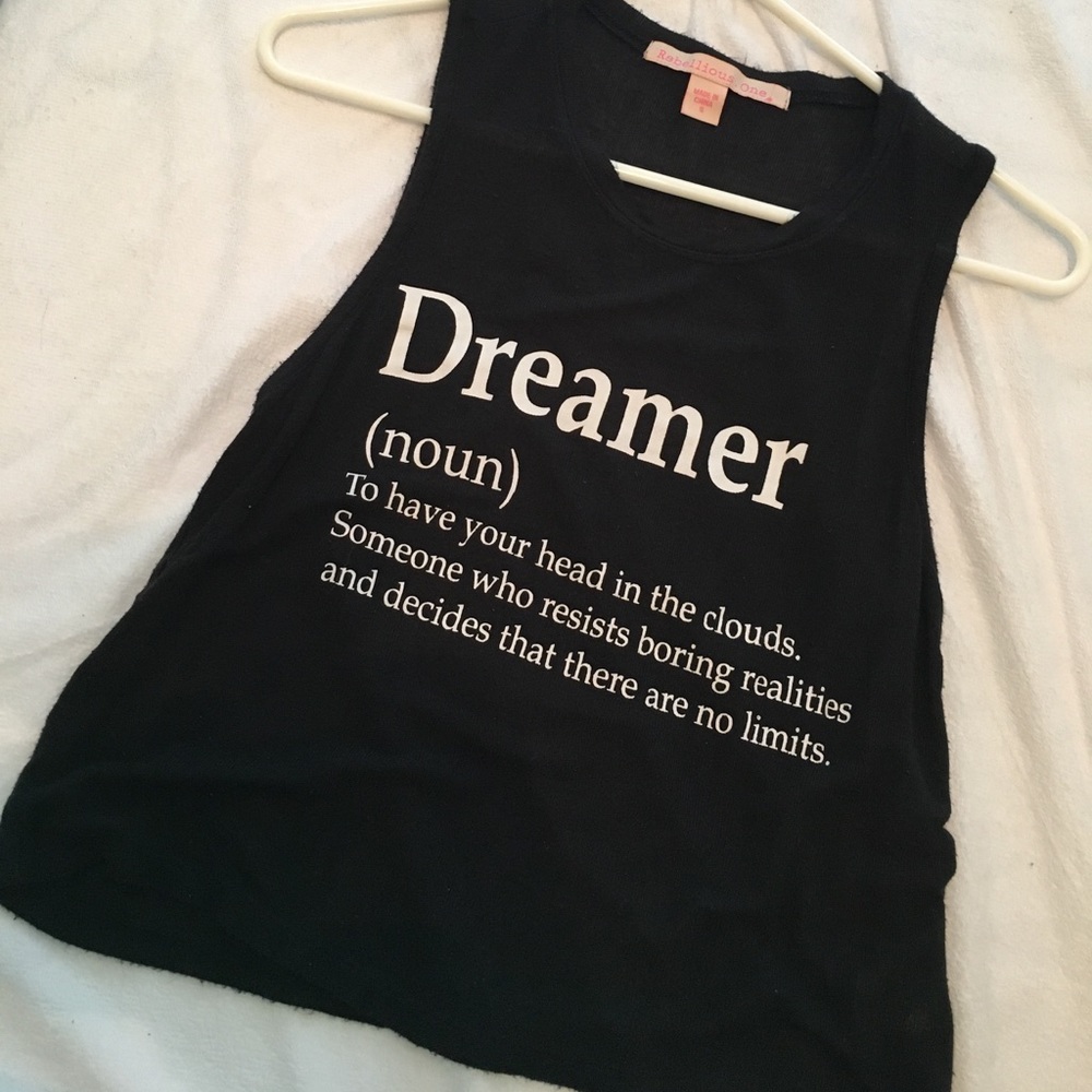 Black and white dreamer top!