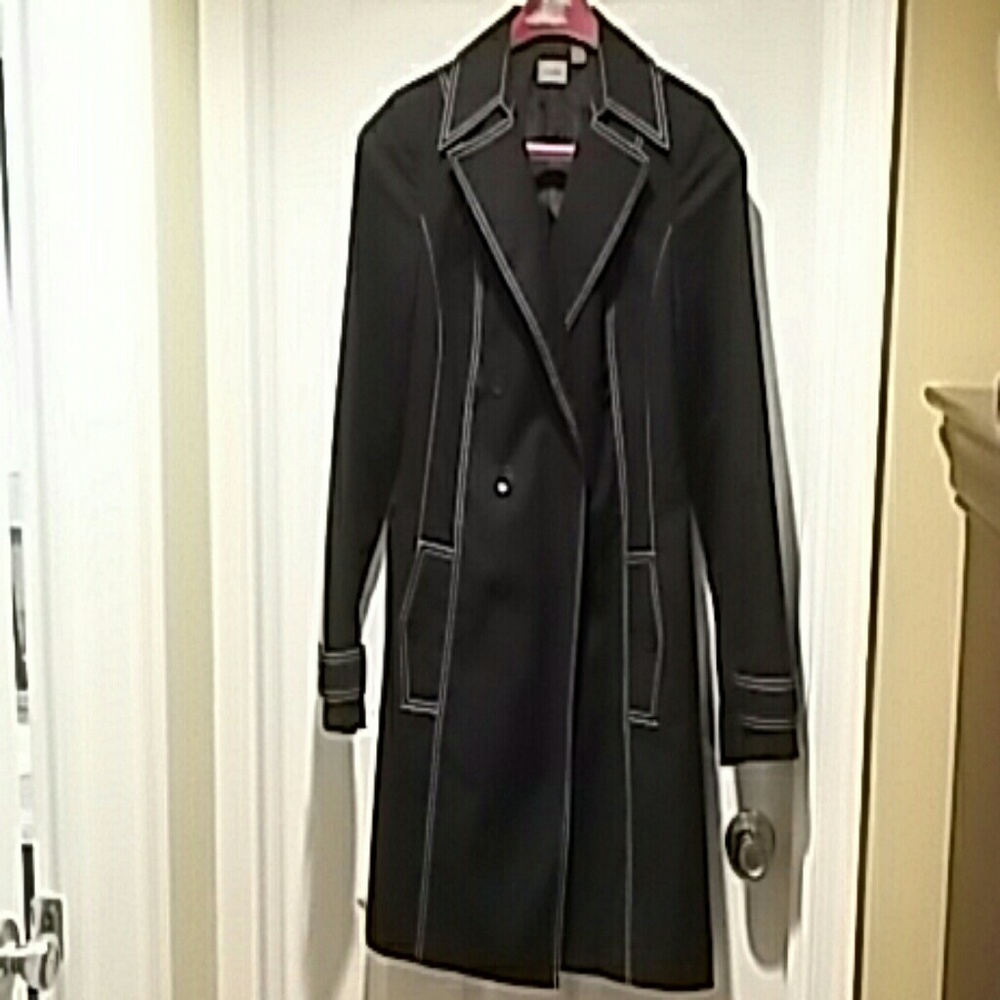 Black trench coat