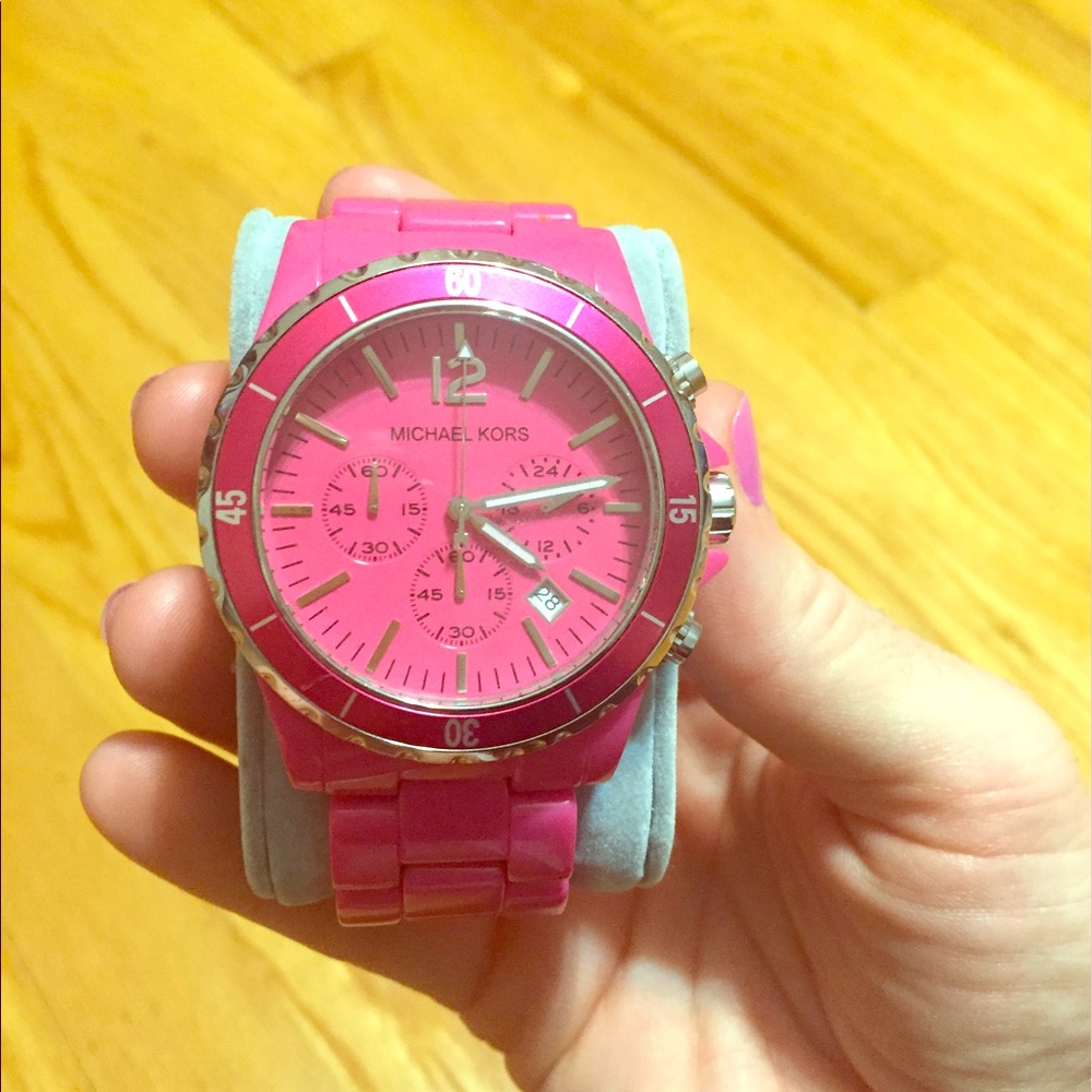 Michael Kors Pink Ceramic Watch