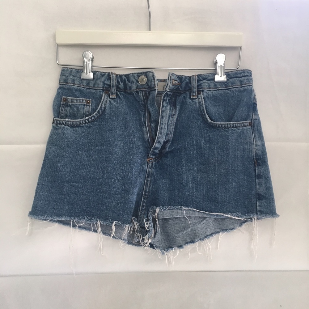 Top shop jean mom shorts