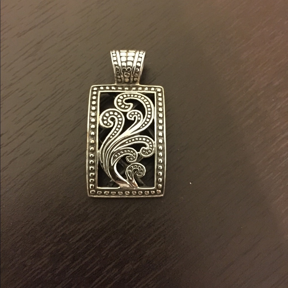 Silpada .925 Sterling Silver Filigree Pendant
