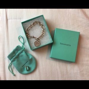 Tiffany & Co. Charm Bracelet w/ Tiffany box charm
