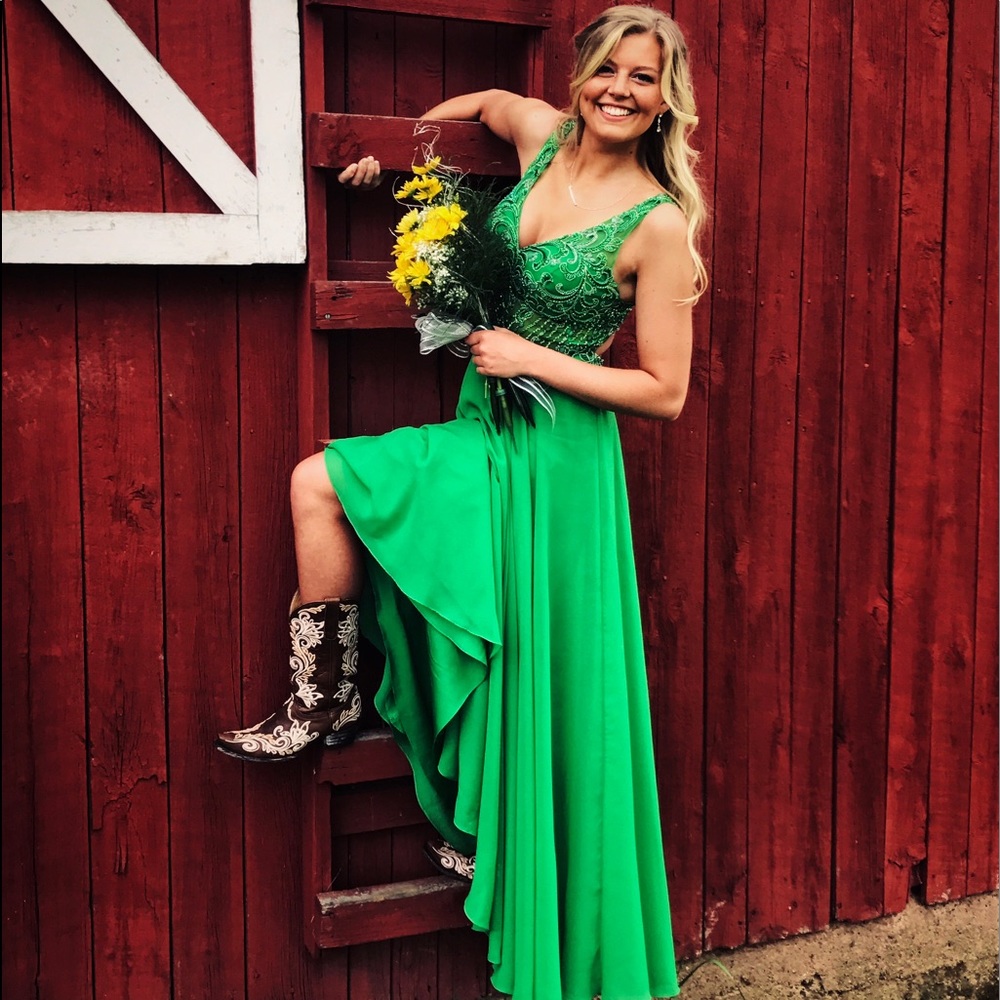 Kelley Green Prom Dress
