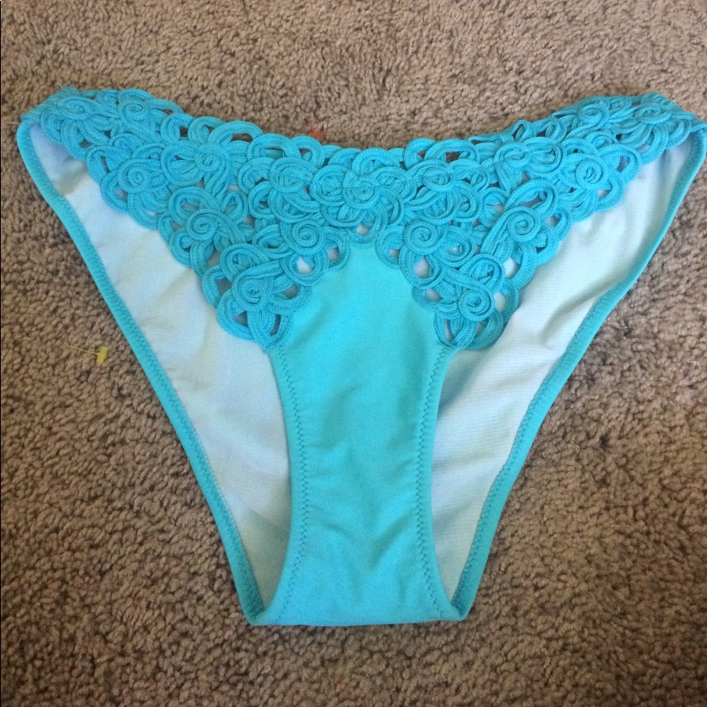 Sexy Bikini bottom sz 4 turquoise