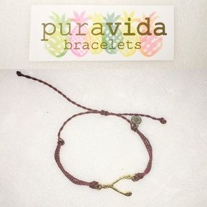 Pura Vida Wishbone Charm Bracelet