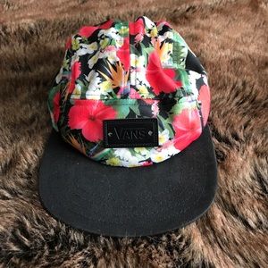 Vans floral five-panel hat