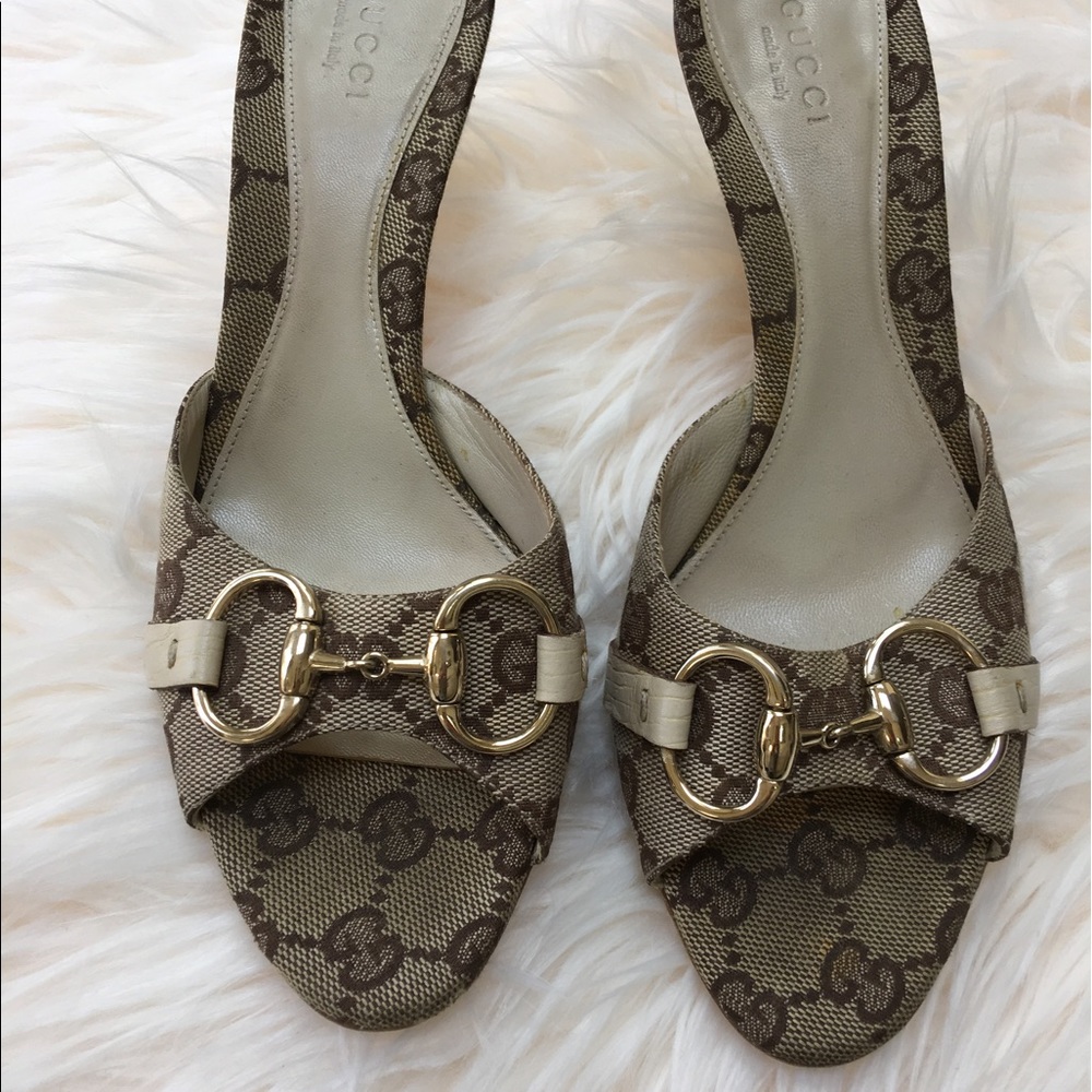Gucci slides/heels 6B
