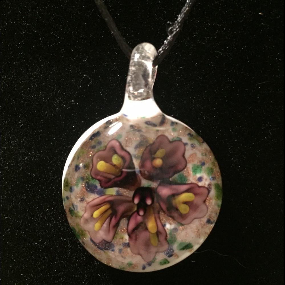 Italian murano glass necklace