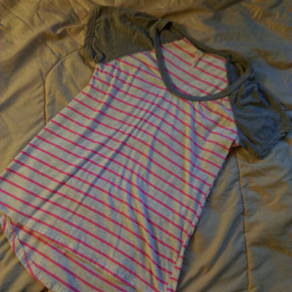 Striped Baseball Tee