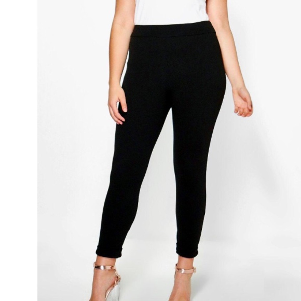 Plus size stretch trousers