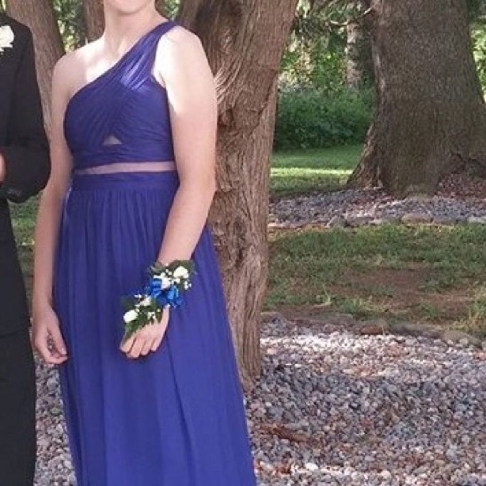 Royal blue prom dress