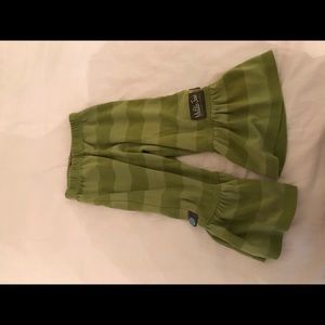 Matilda Jane green striped pants