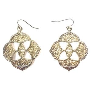 Kendra Scott signature earrings in gold