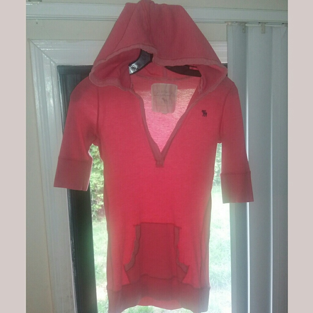 Abercrombie Pink Shirt 1/2 Sleeve