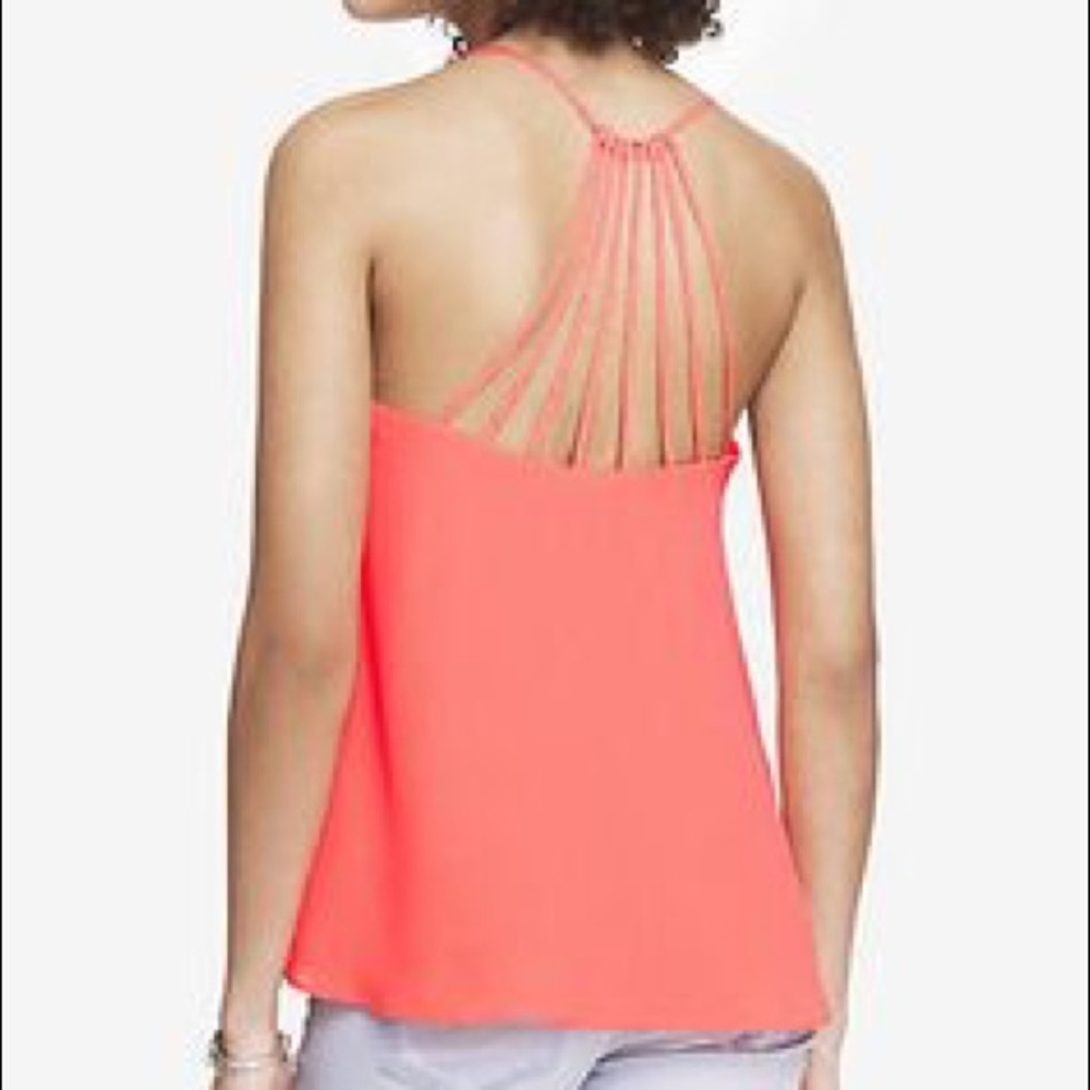 Express Strappy-Back Neon Tank Top