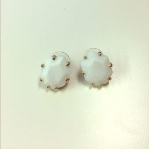 Kendra Scott stud earrings in white