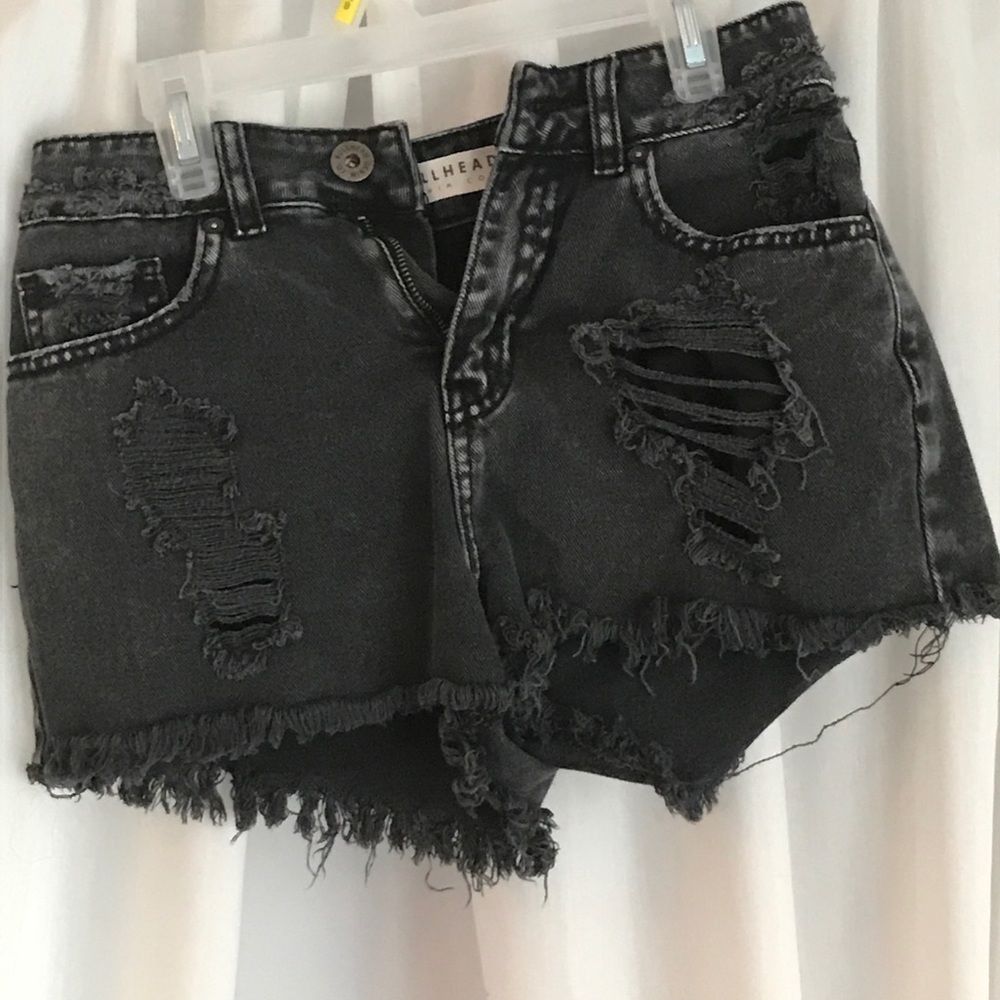 black high waisted/mom shorts