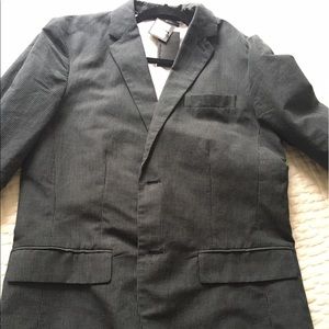 Club Monaco Navy Stripe Blazer