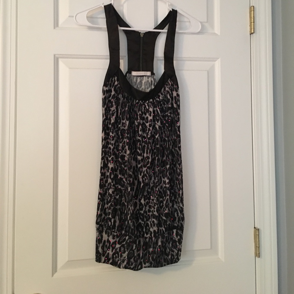 Leopard mini dress/tunic