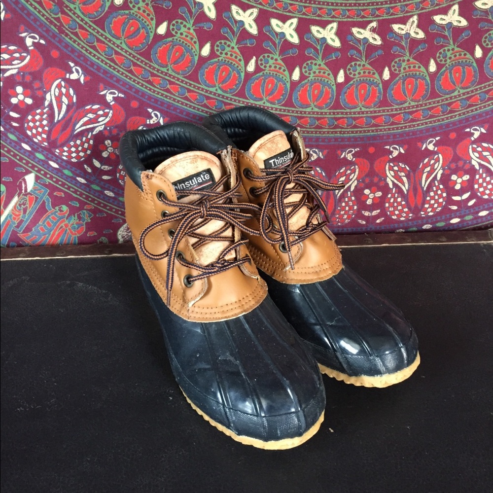 Insulated duck boots
