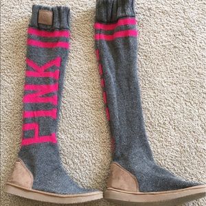 Victoria Secret Pink Mukluk Boots