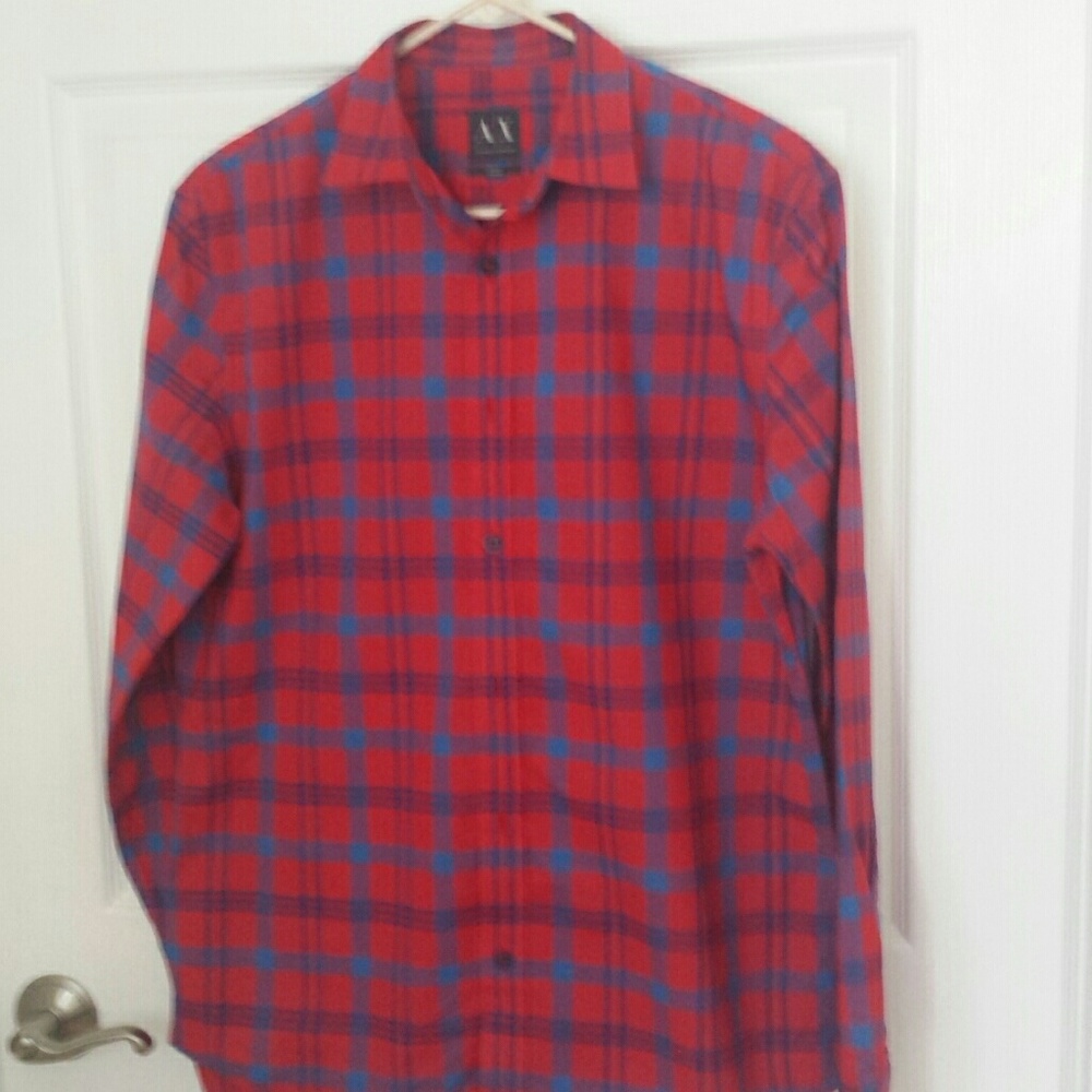 Armani xchange checks shirt