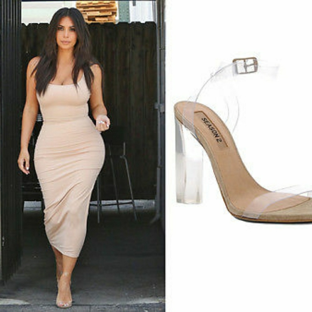 Yeezy (Season 2) clear heel.