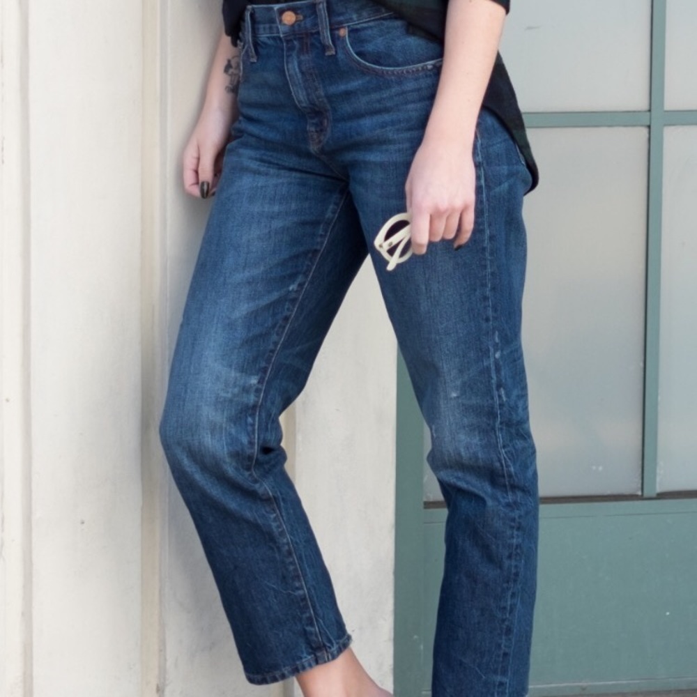 Madewell Cruiser Straight. Highwaisted. Size 30