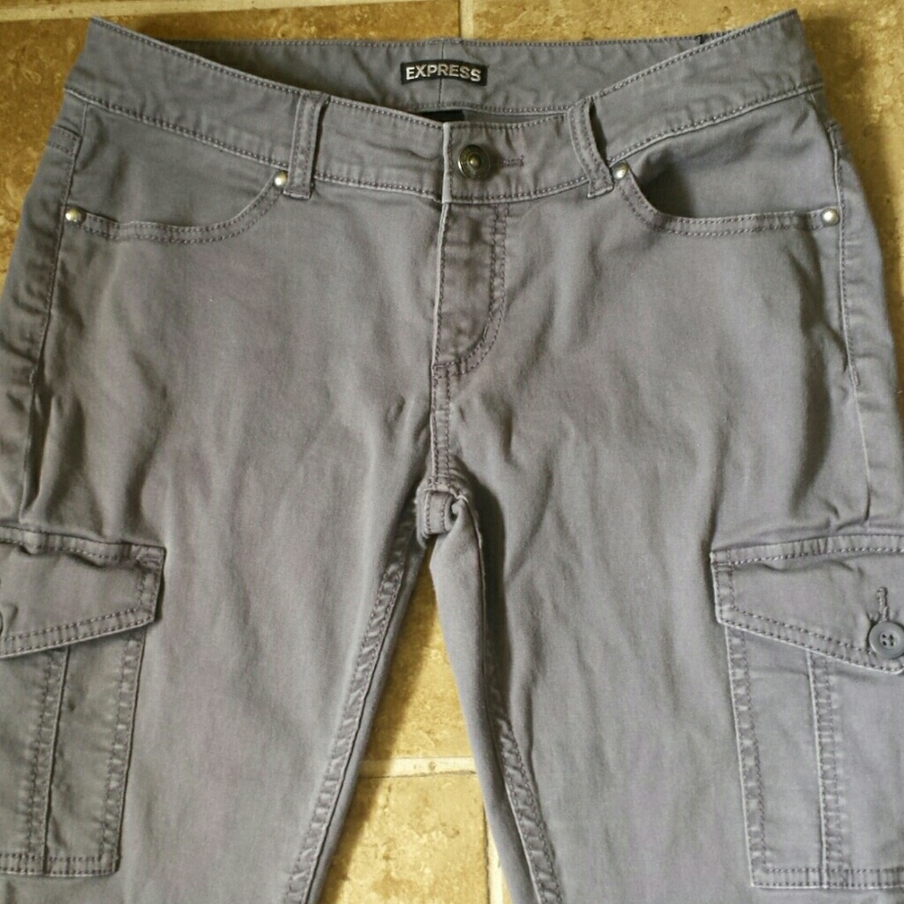 Express skinny cargo pants