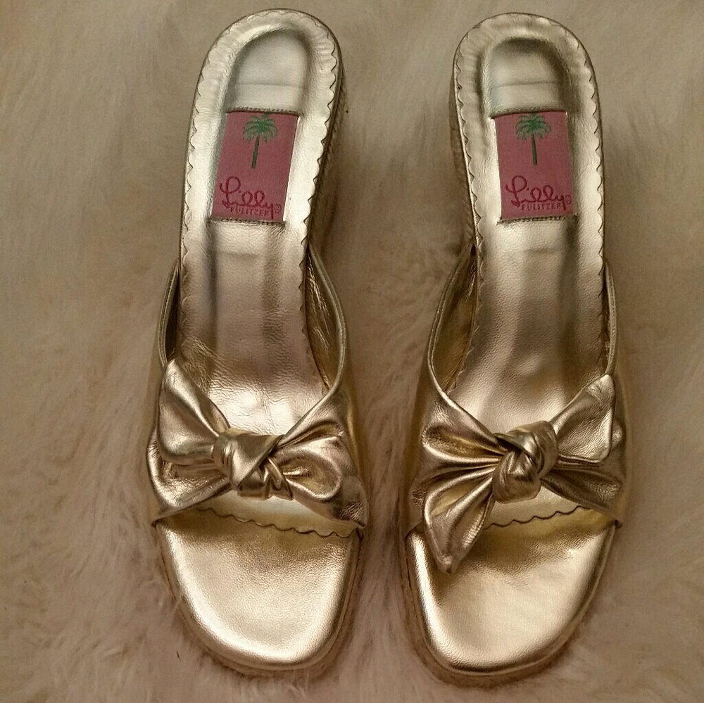 NEW! Never Worn Lilly Pulitzer Wedges