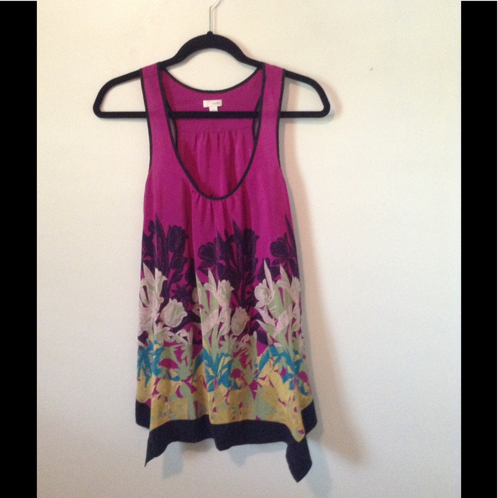 Anthropologie Odille Silk Tank