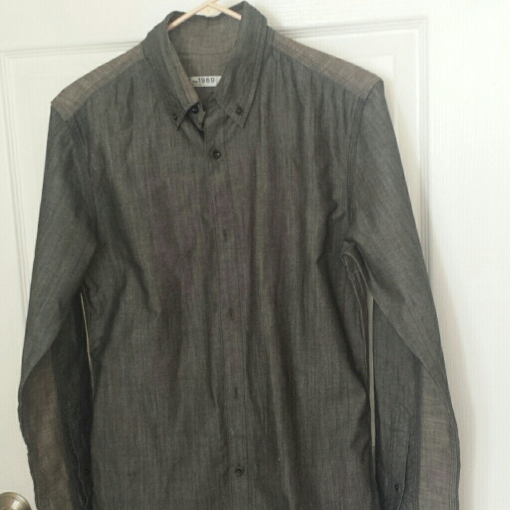 Gap two color denim shirt